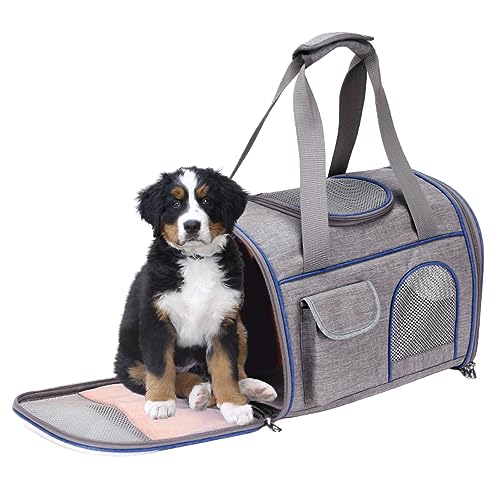 Reise-Transportbox für Haustiere – Tragbarer Kätzchenhalter für Reisen | Transporttasche für Haustiere für kleine Hunde, mittelgroße Katzen, Welpen, Transporttasche Wobblo von WOBBLO
