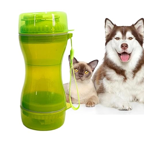 Reiseflasche für Hunde, tragbar, auslaufsicher, für Welpen, Wasserflasche für Hunde und Spender, tragbar, wasserdicht, für Welpen, zum Wandern, im Freien Wobblo von WOBBLO