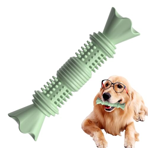 WOBBLO Aggressives Kauspielzeug für Hunde, Spielzeug für aggressive Kauer – langlebiger Kaustab in Bonbonform für Hunde | unverzichtbar für Welpen, Bereicherungsspielzeug von WOBBLO
