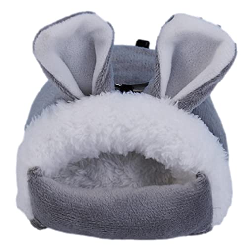 WOBBLO Heizbett für Hamster, weich, aus Plüsch, Winter, warm, niedlich, Hamster, Baumwolle, kleines Tiernest – Höhle für Meerschweinchen, Haustiernest von WOBBLO
