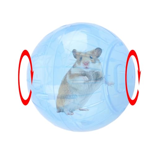 WOBBLO Joggingballspielzeug, Laufrad für Hamster, Joggerrad für Hamster, Übungsbälle für Hamster, Laufrad für Hamster, goldener Bär von WOBBLO