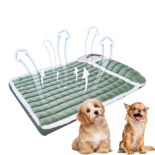 WOBBLO Kissen für Hunde | waschbare Hundekäfigmatte mit rutschfestem Boden, Zwingerkissen für Hunde mit weichem Kissen, Bett für Haustiere für Hunde, Schlaf von WOBBLO