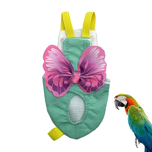 WOBBLO Vogel-Flugkombination | Fashion Soft Bird Diapers Flight Suite – Taubenhose, Papageien-Kleidung für kleine mittelgroße Vögel, Nymphensittiche von WOBBLO