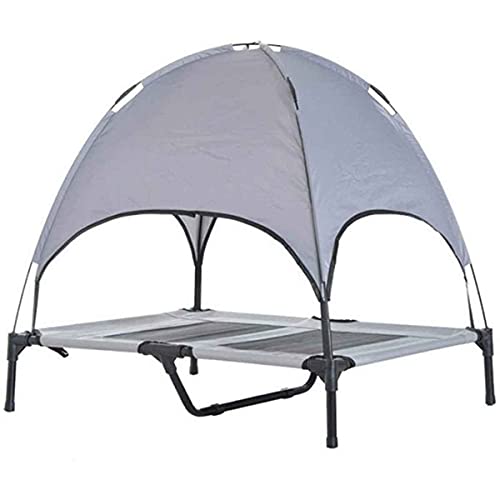 WOCAO Hundeliege mit Dach - Hundebett Mit Baldachin- Relaxliege Hundebett Katzenliege- Haustier Schlafplatz Sonnendach- Outdoor Hundebetten Für Hunde Campingbett Für Hunde Sonnenliege WOCAO Hundeliege mit Dach - Hundebett Mit Baldachin- Relaxliege Hundebett Katzenliege- Haustier Schlafplatz Sonnendach- Outdoor Hundebetten Für Hunde Campingbett Für Hunde Sonnenliege von WOCAO