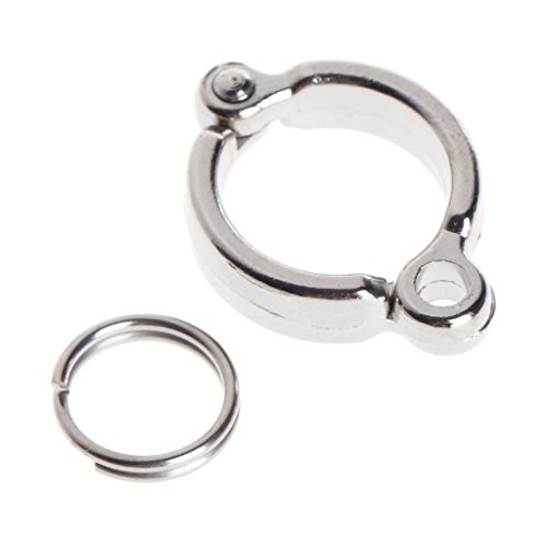 WOEIFGV Papageienbeinringe aus Metall, aktiver Öffnungsfuß für kleine und große Vögel, Legierungs-Clips für Papageien, die draußen fliegen WOEIFGV Papageienbeinringe aus Metall, aktiver Öffnungsfuß für kleine und große Vögel, Legierungs-Clips für Papageien, die draußen fliegen von WOEIFGV