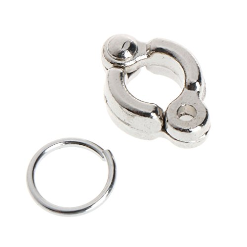 WOEIFGV Papageienbeinringe aus Metall, aktiver Öffnungsfuß für kleine und große Vögel, Legierungs-Clips für Papageien, die draußen fliegen WOEIFGV Papageienbeinringe aus Metall, aktiver Öffnungsfuß für kleine und große Vögel, Legierungs-Clips für Papageien, die draußen fliegen von WOEIFGV