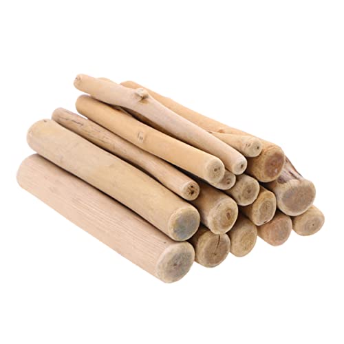 WOFASHPURET Pack Naturholzstäbchen Botanisches Handwerkliches Treibholzdekor Puppenhaus Aus Holz Schalenfüller Aus Holz Stock Holzdübel Pflanze Dekoratives Holz Hölzern von WOFASHPURET