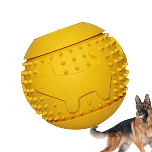 Hundefutterball, Ball-Leckerli-Spender, Hundespielzeug - Kauball für Welpen - Interaktive Hundebälle, Hundespielzeug mit Leckerlispender für Aggressive Kauer, Kauspielzeugbälle für Hunde Hundefutterball, Ball-Leckerli-Spender, Hundespielzeug - Kauball für Welpen - Interaktive Hundebälle, Hundespielzeug mit Leckerlispender für Aggressive Kauer, Kauspielzeugbälle für Hunde von WOGXN