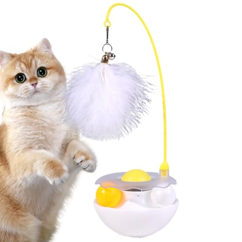 Katzen-Teaser-Zauberstab - Interaktives Katzenspielzeug Katzenstab - Interaktiver Katzenminzenball-Fänger mit Glöckchen-Nachfüllungen, lustiges Kätzchenspielzeug, Federstab-Spielzeug, Heimtierbedarf Katzen-Teaser-Zauberstab - Interaktives Katzenspielzeug Katzenstab - Interaktiver Katzenminzenball-Fänger mit Glöckchen-Nachfüllungen, lustiges Kätzchenspielzeug, Federstab-Spielzeug, Heimtierbedarf von WOGXN