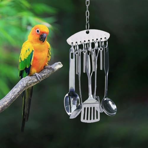 WOGXN Papageienspielzeug Hängeglocke, Vogel Kauspielzeug, Glockenspielzeug Aus Edelstahl Für Vögel,interaktives-Glocke Spielzeug Für Papageien,Kauspielzeug Für Vogel,Sittiche, Finken, Kakadus, WOGXN Papageienspielzeug Hängeglocke, Vogel Kauspielzeug, Glockenspielzeug Aus Edelstahl Für Vögel,interaktives-Glocke Spielzeug Für Papageien,Kauspielzeug Für Vogel,Sittiche, Finken, Kakadus, von WOGXN
