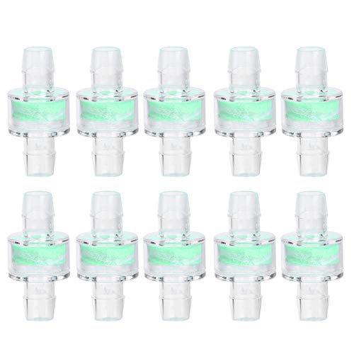 WOHPNLE 10pcs ABS Green Aquarium Wasserpumpe, Mehrfachgröße Silikonrohrfilter -Fischtankschlauch für Fischtankschlauchkompatibilität von 3 mm bis 10 mm (10MM) von WOHPNLE