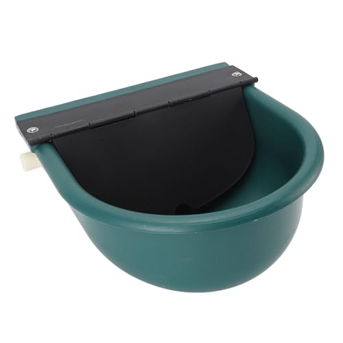 WOHPNLE Viehwasserschale, automatische Wasserversorgung Ziegenwasserer mit Deckel Schwimmkugel Abrieb automatische Wasserschale für Rinder, Schafe, Pferde und mehr von WOHPNLE
