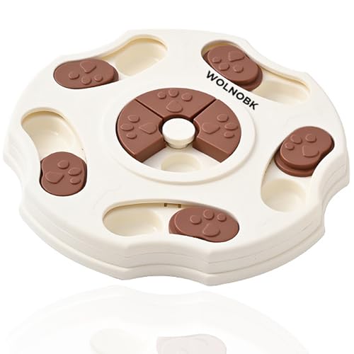 WOLNOBK Interaktives Hunde-Puzzle-Spielzeug für intelligente, große, kleine, mittelgroße Hunde, um sie beschäftigt zu halten, Kauspielzeug, Katzenspielzeug für gelangweilte Indoor-Katzen, langsames WOLNOBK Interaktives Hunde-Puzzle-Spielzeug für intelligente, große, kleine, mittelgroße Hunde, um sie beschäftigt zu halten, Kauspielzeug, Katzenspielzeug für gelangweilte Indoor-Katzen, langsames von WOLNOBK