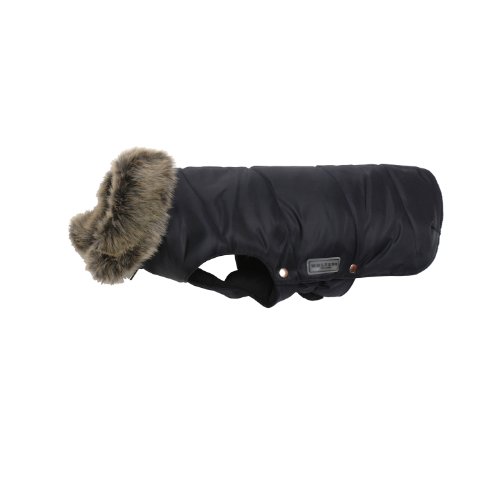 Wolters Cat&Dog 49010 Parka mit Fellkragen 32 cm, schwarz von WOLTERS CAT&DOG