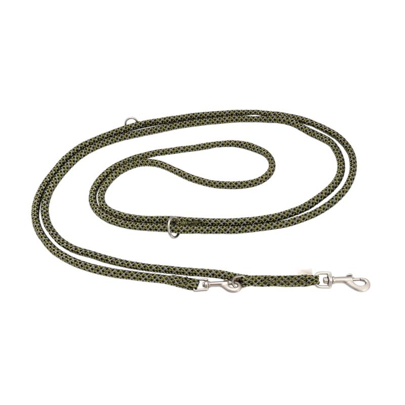WOLTERS Extra-lange Führleine Everest olive/schwarz, Gr. 300 cm x 13 mm, Maße: ca. 300 cm x 13 mm von WOLTERS