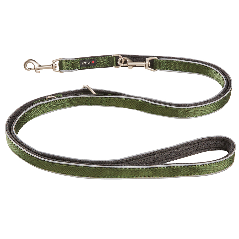 WOLTERS Führleine Active Pro Comfort grün/anthrazit, Gr. XL, Breite: ca. 3 cm, Länge: ca. 2 m von WOLTERS