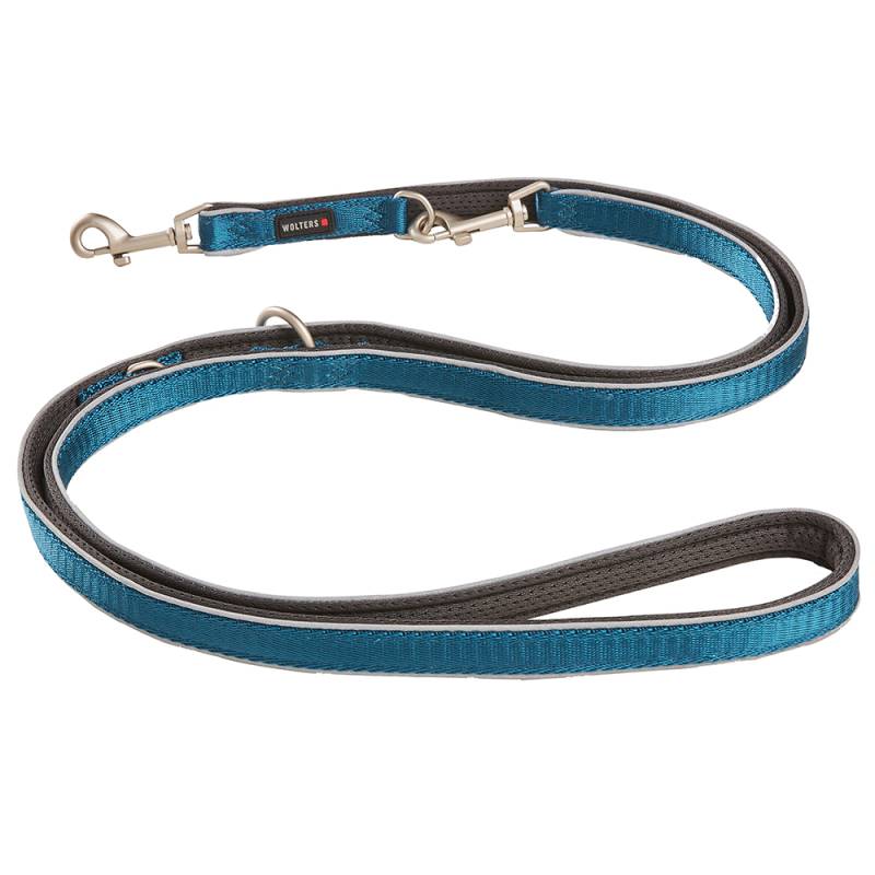 WOLTERS Führleine Active Pro Comfort petrol/anthrazit, Gr. XL, Breite: ca. 3 cm, Länge: ca. 2 m von WOLTERS