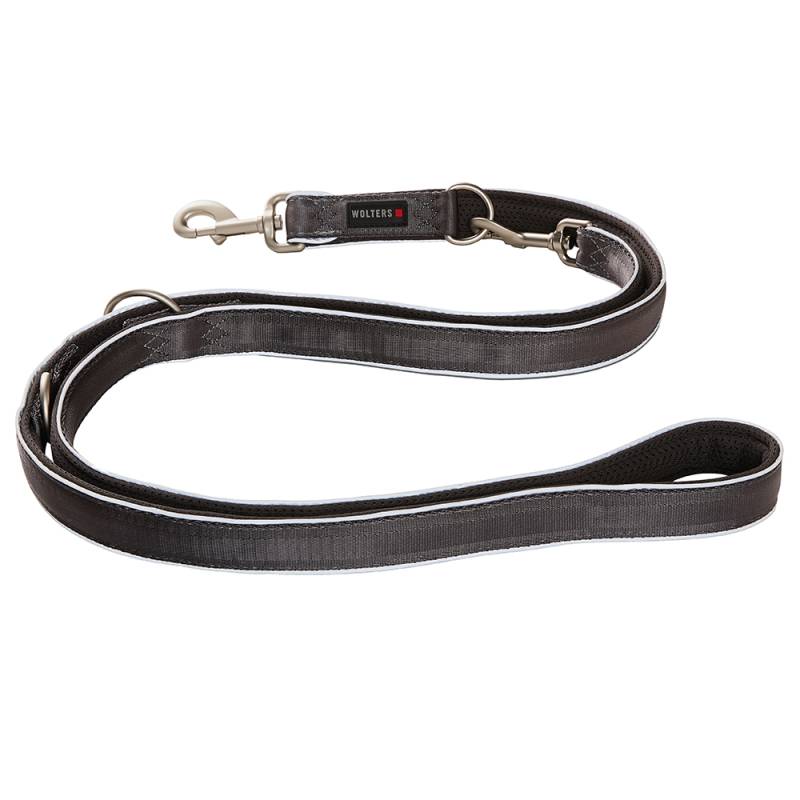 WOLTERS Führleine Active Pro Comfort schwarz/anthrazit, Gr. XL, Breite: ca. 3 cm, Länge: ca. 2 m von WOLTERS