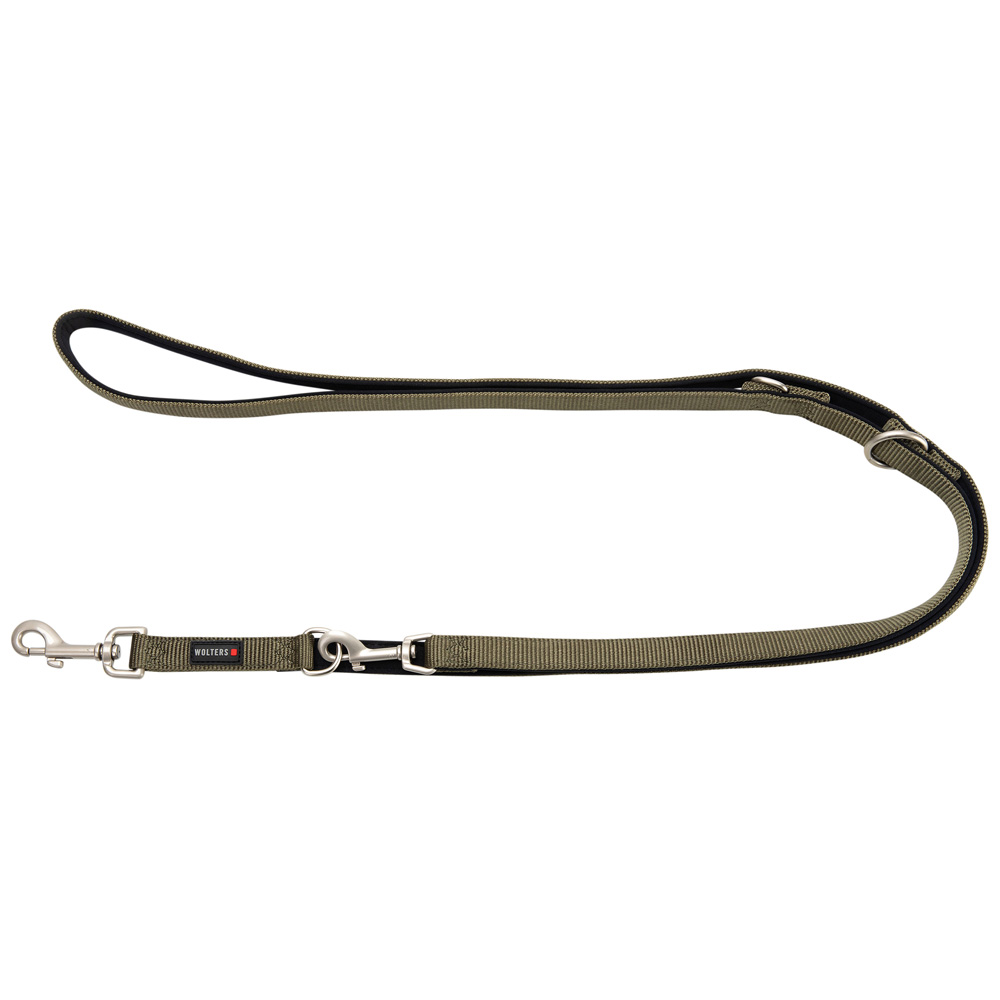 WOLTERS Führleine Professional Comfort olive/schwarz, Gr. M, Breite: ca. 15 mm, Länge: ca. 200 cm WOLTERS Führleine Professional Comfort olive/schwarz, Gr. M, Breite: ca. 15 mm, Länge: ca. 200 cm von WOLTERS