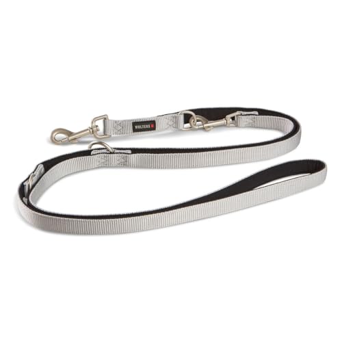 Wolters Führleine Professional Comfort, Farbe:Silber/schwarz, Größe:S 200 cm x 10 mm Wolters Führleine Professional Comfort, Farbe:Silber/schwarz, Größe:S 200 cm x 10 mm von WOLTERS