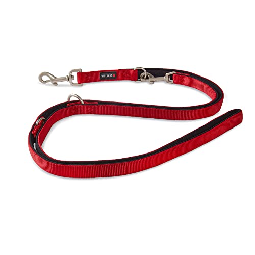 Wolters Führleine Professional Comfort, Farbe:rot/schwarz, Größe:M 300 cm x 15 mm (extra lang) von Wolters Cat & Dog