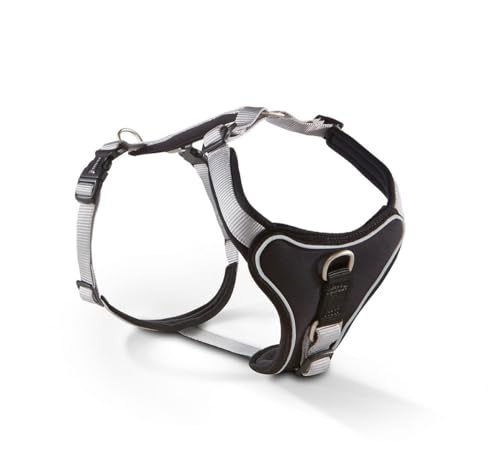 WOLTERS Geschirr Professional Comfort, Größe:30-35 cm, Farbe:Silber/schwarz WOLTERS Geschirr Professional Comfort, Größe:30-35 cm, Farbe:Silber/schwarz von Wolters Cat & Dog