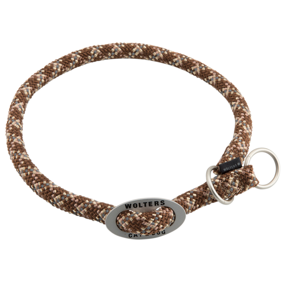 WOLTERS Hunde-Halsband Everest braun-beige, Gr. 50 cm x 13 mm, Breite: ca. 13 mm, Halsumfang: ca. 50 cm von WOLTERS