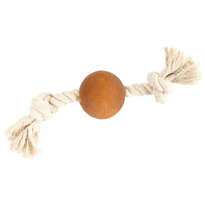 WOLTERS Hundeball Pure Nature braun, Gr. M, Durchmesser:  ca. 22 cm von WOLTERS