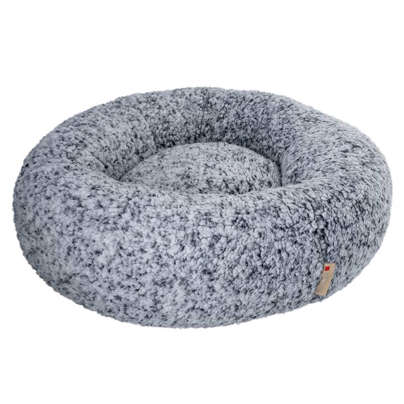WOLTERS Hundebett Sweet Dreams salt/pepper, Gr. XL, Maße: ca. 110 x 110 x 72 cm, Durchmesser:  ca. 72 cm von WOLTERS