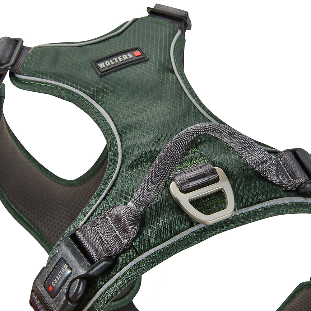 WOLTERS Hundegeschirr Active Pro Comfort grün/anthrazit, Breite: ca. 2,5 cm, Brustumfang: ca. 80 - 95 cm WOLTERS Hundegeschirr Active Pro Comfort grün/anthrazit, Breite: ca. 2,5 cm, Brustumfang: ca. 80 - 95 cm von WOLTERS