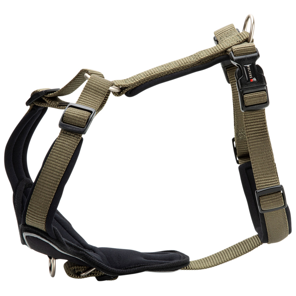 WOLTERS Hundegeschirr Professional Comfort olive/schwarz, Breite: ca. 30 mm, Bauchumfang: ca. 60 - 70 cm WOLTERS Hundegeschirr Professional Comfort olive/schwarz, Breite: ca. 30 mm, Bauchumfang: ca. 60 - 70 cm von WOLTERS