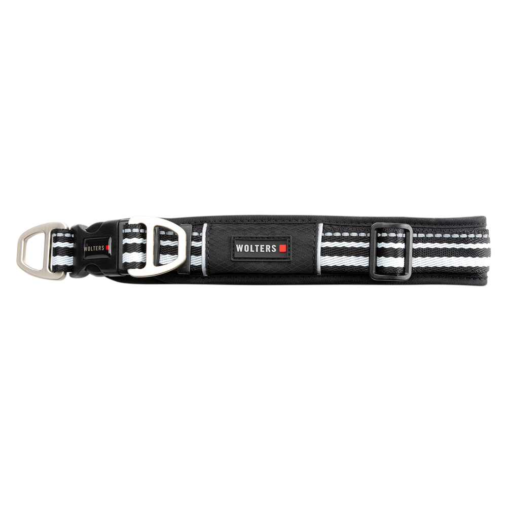 WOLTERS Hundehalsband Active Pro schwarz/silber, Breite: ca. 4 cm, Länge: ca. 59 - 66 cm WOLTERS Hundehalsband Active Pro schwarz/silber, Breite: ca. 4 cm, Länge: ca. 59 - 66 cm von WOLTERS