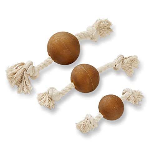 Wolters Pure Nature Spielball am Seil, Größe:L - 25 cm von WOLTERS