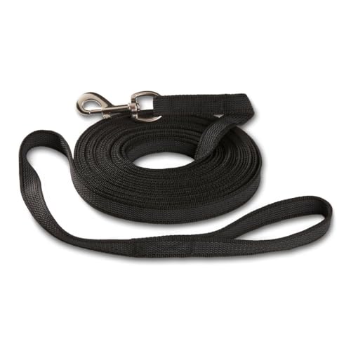 Wolters Avanti gummierte Schleppleine mit Handschlaufe, Größe:8 Meter, Farbe:schwarz Wolters Avanti gummierte Schleppleine mit Handschlaufe, Größe:8 Meter, Farbe:schwarz von WOLTERS