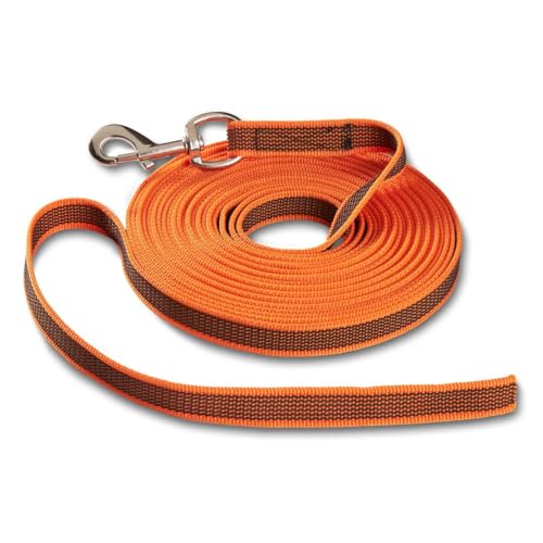 Wolters Avanti gummierte Schleppleine ohne Handschlaufe, Größe:12 Meter, Farbe:orange Wolters Avanti gummierte Schleppleine ohne Handschlaufe, Größe:12 Meter, Farbe:orange von WOLTERS