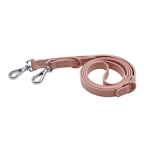 Pet Leash Supplies All Dog Walking Leash PVC-beschichtetes Band Multifunktionale Hundeleine (Color : 01, Size : S:152 * 1.3 * 0.35CM) von WOLWES