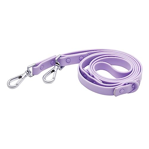 Pet Leash Supplies All Dog Walking Leash PVC-beschichtetes Band Multifunktionale Hundeleine (Color : 02, Size : M:175 * 1.9 * 0.35CM) von WOLWES