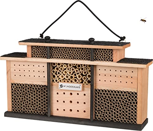für Dich NEU: WONDERMAKE® Insektenhotel aus Eukalyptus-Holz könnte Dein Bienenhotel Sein. von WONDERMAKE