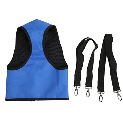 Hundeliftegurt Oxford Stoff vor Vorderbeinen Heben Haustier Lift Sling -Stütze mit Haken und Schleife für ältere Menschen mit Behinderung Hunde (M) von WONZHEC