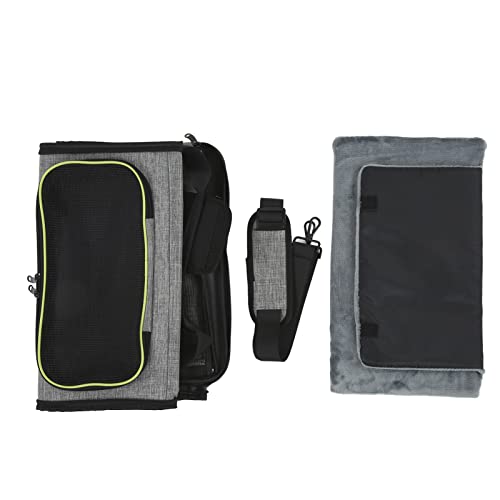 Pet Expansion Pack mit Hundekabelbaum, weicher Katze und Hundereise -Rucksack, Fluggesellschaft zugelassener, Faltbarer Träger für Auto, Zug und Flugreisen von WONZHEC