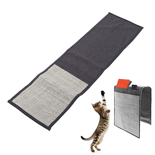 Sisal Cat Scratch Matte Sofa-Möbels chutz für Indoor-Katzen mit Anti-Scratch-Pads und Mehrzweck-Design (M) von WONZHEC
