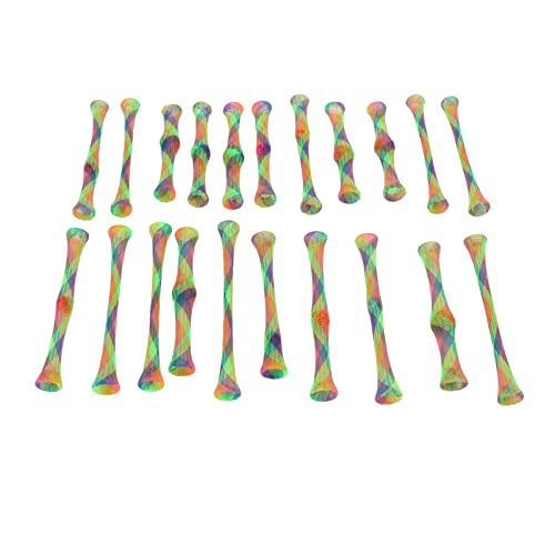 WONZHEC 21pcs Cat Spring Tube Toy Set - Buntes Interaktive Nylon -Kratzer für Kätzchen und Kätzchen (ASIN: 2111210009511) von WONZHEC
