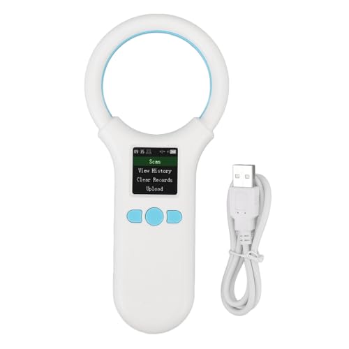WONZHEC PET Microchip Scanner W91A - Universal Animal Tag Reader für 500 Datensätze, hohe Genauigkeit, einfach, tragbar mit lang anhaltender Batterie WONZHEC PET Microchip Scanner W91A - Universal Animal Tag Reader für 500 Datensätze, hohe Genauigkeit, einfach, tragbar mit lang anhaltender Batterie von WONZHEC