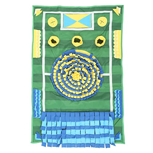 WONZHEC Pet Sniffing Pad Interactive Fußball Field Design Training Mat Dog Stress Release von WONZHEC