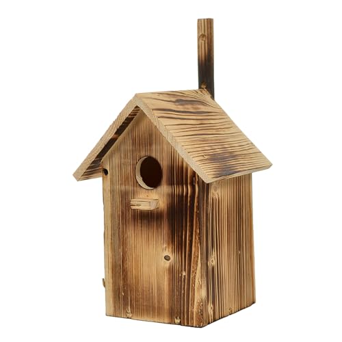 Nistkasten aus Fichtenholz 25x33x13 cm | Wetterfestes Vogelhaus mit Raubtierschutz und Reinigungsöffnung | Stabiler Brutkasten für Meisen und andere Wildvögel | Für Garten und Natur Nistkasten aus Fichtenholz 25x33x13 cm | Wetterfestes Vogelhaus mit Raubtierschutz und Reinigungsöffnung | Stabiler Brutkasten für Meisen und andere Wildvögel | Für Garten und Natur von WOODOK