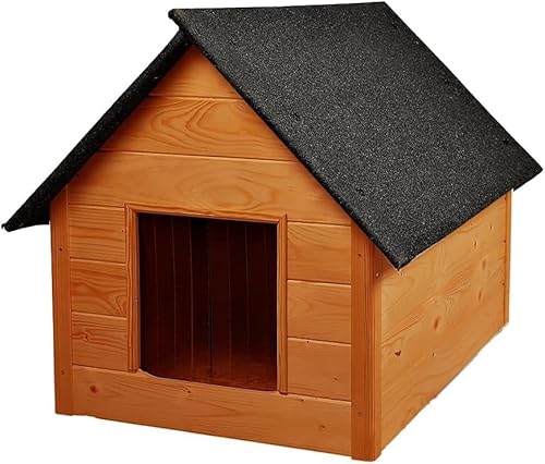 WOODOK – Hundehütte für Hunde bis 20 kg – Hundehaus aus Holz – Isoliert & Wetterfest – Ideal für Winter & Regen – Innenmaße 82x58x47 cm 82x58x47 cm WOODOK – Hundehütte für Hunde bis 20 kg – Hundehaus aus Holz – Isoliert & Wetterfest – Ideal für Winter & Regen – Innenmaße 82x58x47 cm 82x58x47 cm von WOODOK