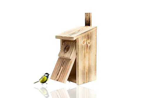 Nistkasten Für Vögel, Meisen, Feldsperlinge, Haussperlinge, Wetterfest, Aus Massivem Kiefernholz, Zum Aufhängen Im Freien, 14x30x14 cm, Einflugloch 32 mm, WOODYGIFT Nistkasten Für Vögel, Meisen, Feldsperlinge, Haussperlinge, Wetterfest, Aus Massivem Kiefernholz, Zum Aufhängen Im Freien, 14x30x14 cm, Einflugloch 32 mm, WOODYGIFT von WOODYGIFT