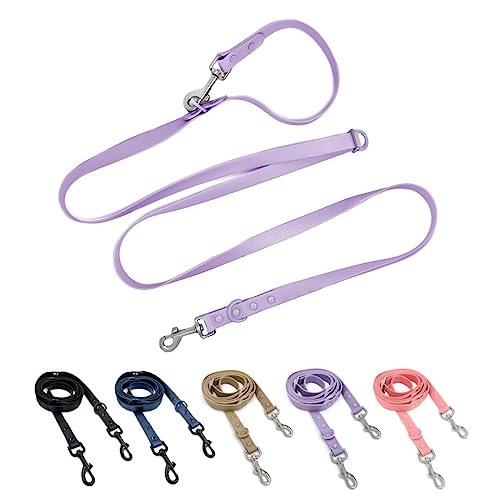 WOOFELITE Verstellbare wasserdichte Hundeleine, 2,4 m, Lila, 2,4 m WOOFELITE Verstellbare wasserdichte Hundeleine, 2,4 m, Lila, 2,4 m von WOOFELITE