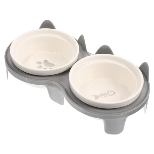 WOONEKY Futternapf Für Haustiere Mit Doppeltem Verwendungszweck Keramik-katzennapf Erhöhtes Design Großer Wassernapf Schützt Den Hals Ihres Haustieres WOONEKY Futternapf Für Haustiere Mit Doppeltem Verwendungszweck Keramik-katzennapf Erhöhtes Design Großer Wassernapf Schützt Den Hals Ihres Haustieres von WOONEKY
