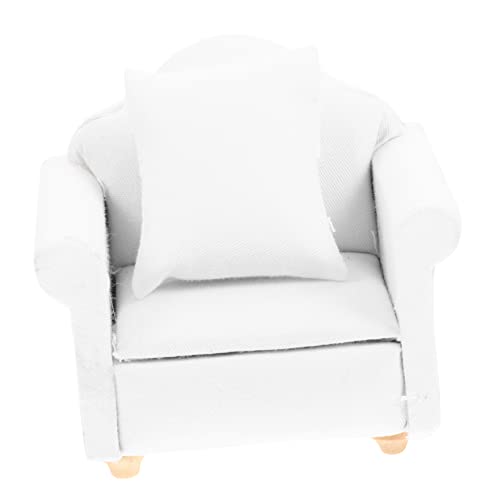 WOONEKY 1satz Sofa Für Kleintiere Langlebiges Hamster Und Meerschweinchen-Spielzeug Aus Gemütlicher Rückzugsort Für Schlaf Und Spiel Für Hamster Chinchillas Und Mehr Weiße Farbe von WOONEKY